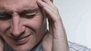 man with headache