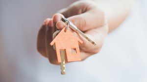 landlord holding rental keys