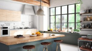 renovated modern kitchen