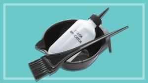 hair dye colour bowl brush and applicator