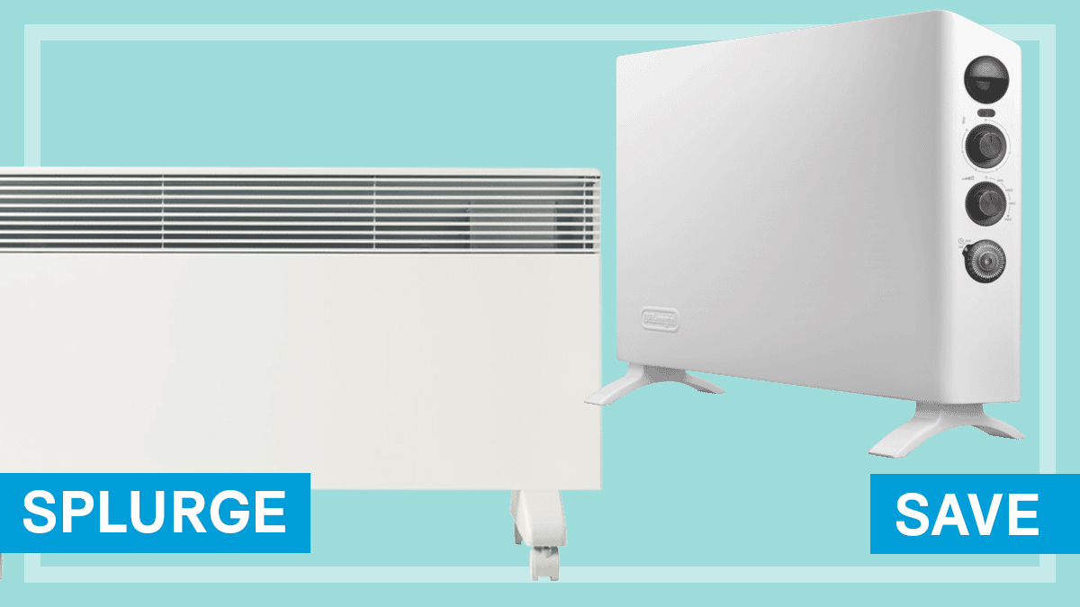 lead electric heaters noirot 7358 8T and delonghi HSX3324FTS