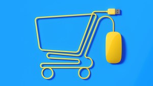 shopping trolley and mouse