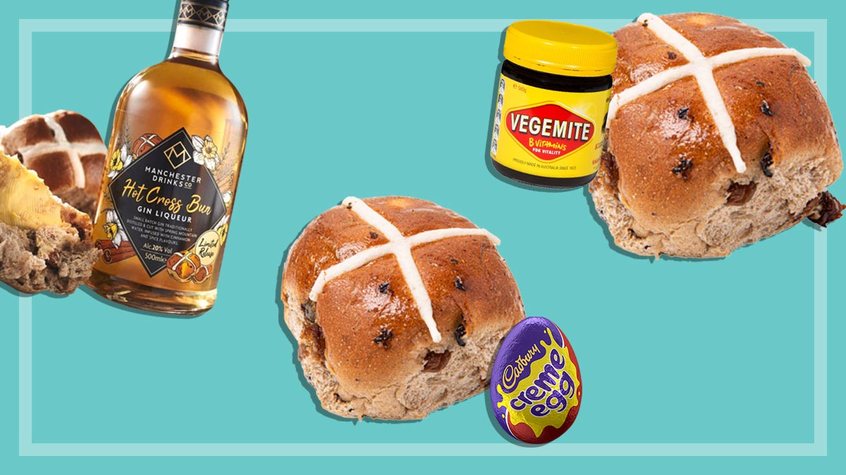 OTT Hot Cross buns vegemite cadbury creme egg gin
