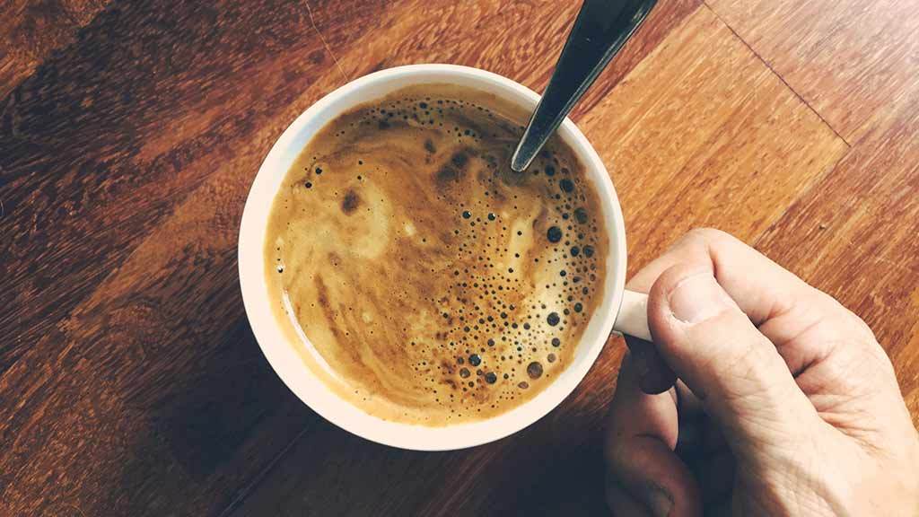 instant coffee in coffee cup