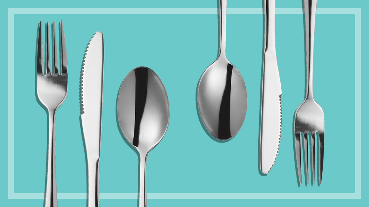 clean cutlery up and down dishwasher