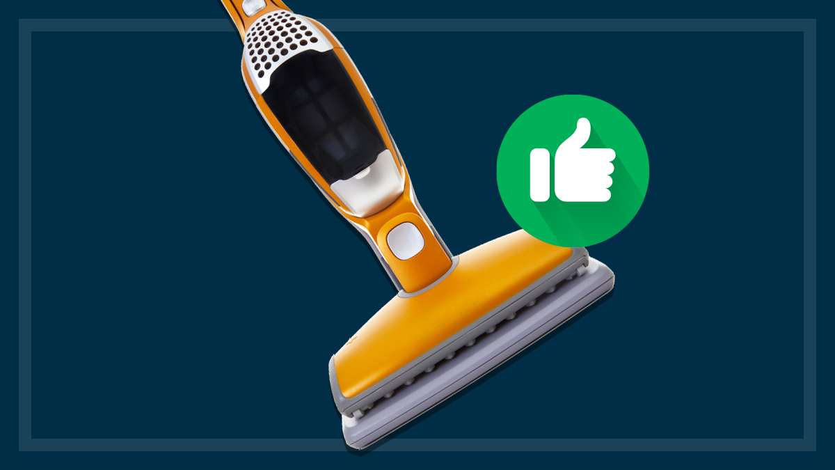 stick vac thumbs up