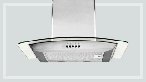 silver recirculating rangehood